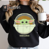 Best Father In The Galaxy Retro Mandalorian Grogu Shirt, Father’s Day Shirt, Star Wars Father’s Day Gift, Mandalorian Shirt, Baby Yoda Shirt