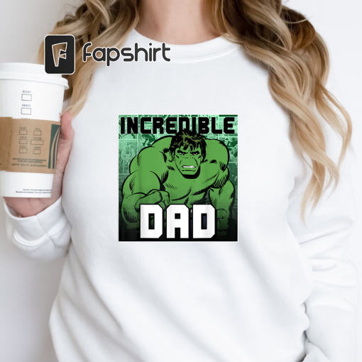 Marvel Hulk Father’s Day Incredible Dad Graphic T-Shirt