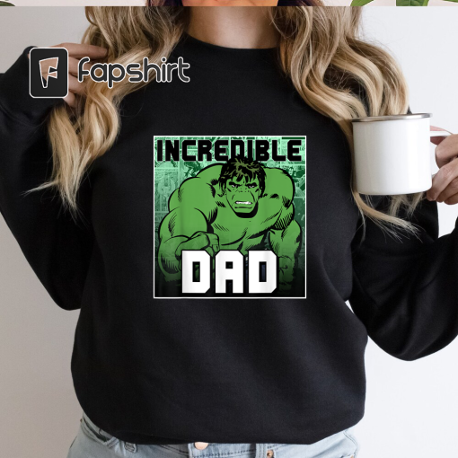 Marvel Hulk Father’s Day Incredible Dad Graphic T-Shirt