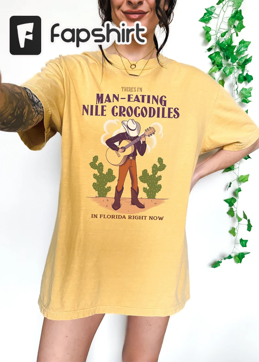 Man Eating Nile Crocodiles Unisex Premium Comfort Colors T-shirt – Vanderpump Rules