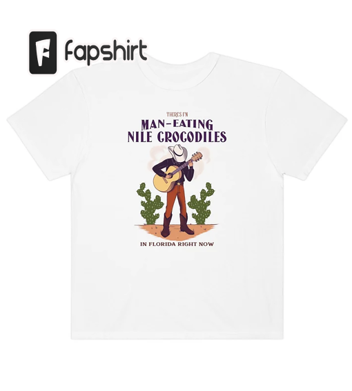 Man Eating Nile Crocodiles Unisex Premium Comfort Colors T-shirt – Vanderpump Rules