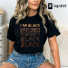 Black History Month Shirt African Woman Afro I Am The Storm T-Shirt