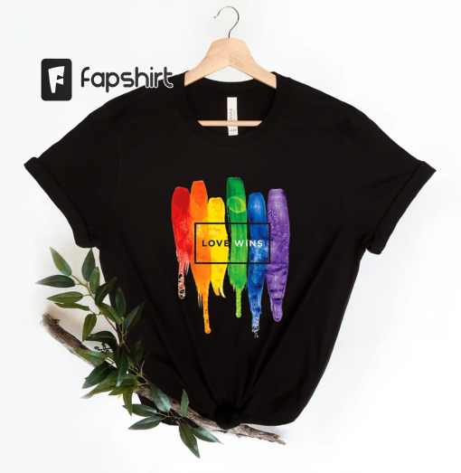 Love Wins Shirt, LGBTQ+ Shirt, Love is Love Shirt,pride rainbow shirt, LGBT Shirt, Pride Shirt,Western Pride Shirt, Equality Shirt