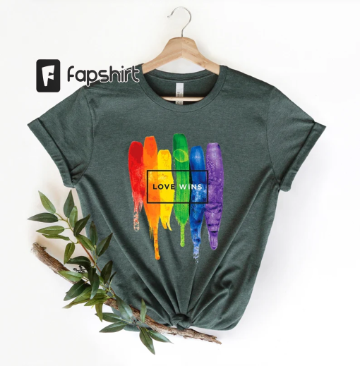 Love Wins Shirt, LGBTQ+ Shirt, Love is Love Shirt,pride rainbow shirt, LGBT Shirt, Pride Shirt,Western Pride Shirt, Equality Shirt