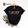 Rainbow Ally Shirts, Retro Pride T-Shirt, LGBTQ Ally Shirt, Pride Shirt, Equality Shirt, LGBTQ Pride Shirt (AP-PRI122)