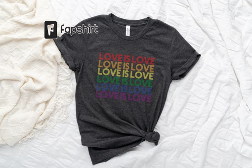 Love is Love T-Shirt, Womens Love is Love Shirt, Pride Shirt, Mens Love is Love Shirt, Kindness Shirts, LGBTQ Support Tees, Gay Pride Shirt