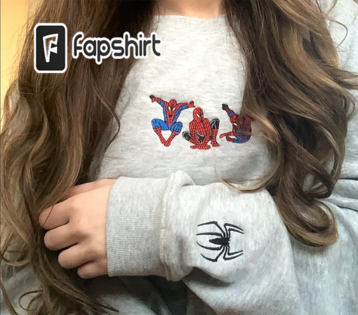 Spiderman Unisex No Way Home Embroidered Sweater/Hoodie