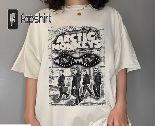 Arctic Monkeys Band T-shirt | Arctic Monkeys Lyric Shirt | Arctic Monkeys Merch | Arctic Monkeys Doodle | Artic Monkeys | AM album t-shirt