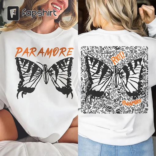 Paramore Music Shirt, 2 Side Vintage Merch Paramore American Tour 2023 Sweatshirt Hoodie, Retro Paramore This Is Why Album Concert DA1505DT