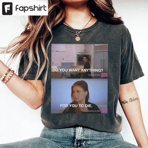 Scandoval 2023 Ariana For You To Die Bravo TV Midseason Trailer Screengrab Meme T-shirt, Team Ariana Vanderpump Rules Shirt