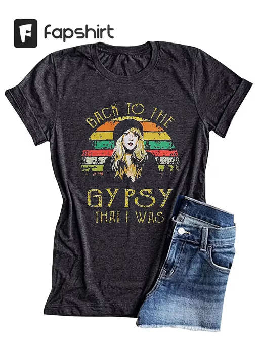 Stevie Nicks – Back To The Gypsy Vintage T-Shirt, Womens Boho Vintage Shirt