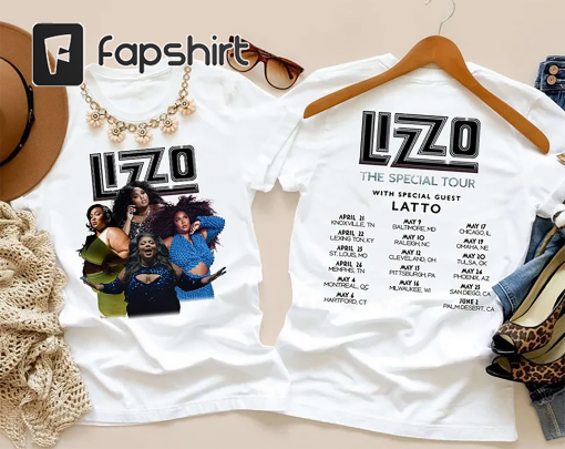 The Special Tour 2023 Lizzo Concert Shirt, Lizzo US Tour 2023 With Special Guess Latto Shirt, Lizzo Tour Shirt, 2023 Music Tour Shirt.