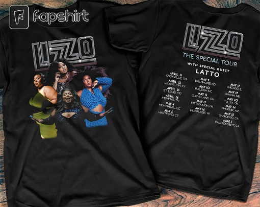 The Special Tour 2023 Lizzo Concert Shirt, Lizzo US Tour 2023 With Special Guess Latto Shirt, Lizzo Tour Shirt, 2023 Music Tour Shirt.