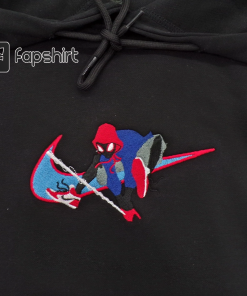 Spiderman Embroidered Sweatshirt, Spider-man Crewneck Hoodie, Marvel…