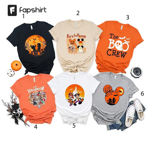 Disney Halloween Shirt ,Disney Halloween Matching Shirt, Disney Tshirt, Personalized Halloween Family Matching Shirt, Disney Trip Shirt