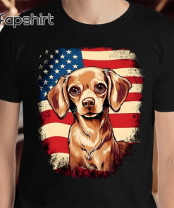 American Flag Chihuahua Dog Shirt | Chihuahua…