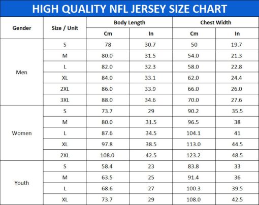 High Quality NFL Jersey Custom Name and Number