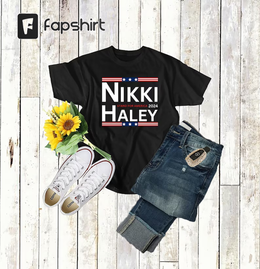 Nikki Haley for President 2024 T-shirt Stand for America