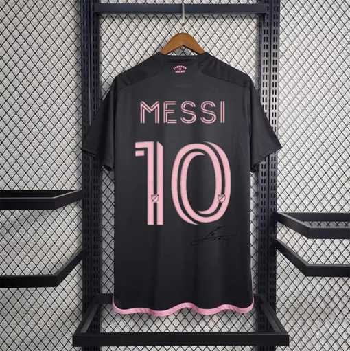 Men’s 2023 Inter Miami Soccer Jersey #10 Messi Jersey Black, signature messi shirt