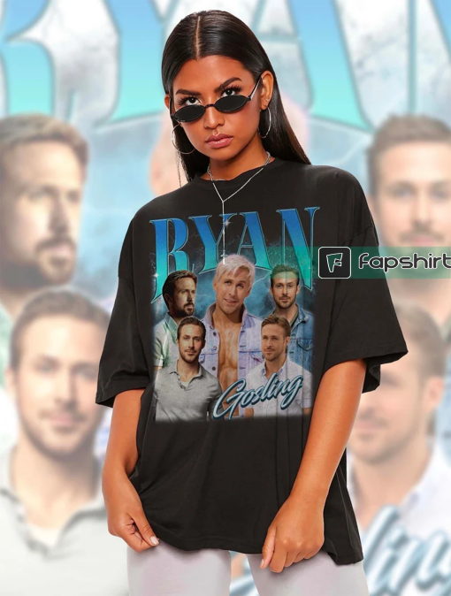 Retro Ryan Gosling Shirt – Ryan Gosling Homage Tshirt, Ryan Gosling Sweatshirt, Ryan Gosling 90s Sweater, Ryan Gosling Merch Gift