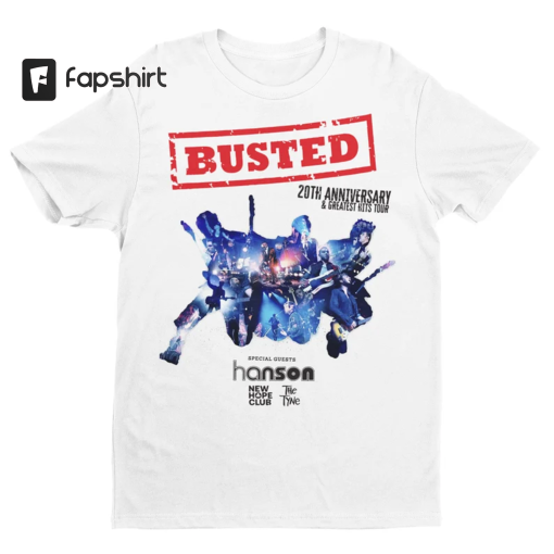 Busted 2023 Tour T-Shirt, Music Band Shirt, Greatest Hits Busted Band Shirts Unisex Adults & Kids, Busted Reunion Tour 2023