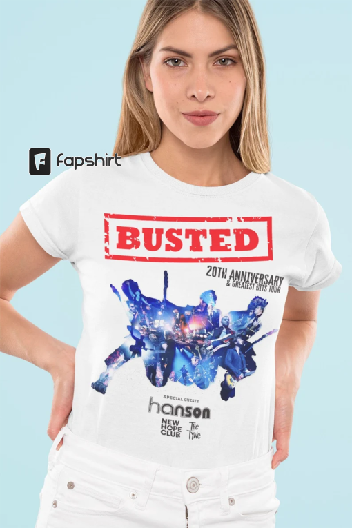 Busted 2023 Tour T-Shirt, Music Band Shirt, Greatest Hits Busted Band Shirts Unisex Adults & Kids, Busted Reunion Tour 2023