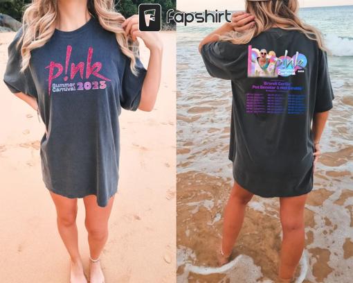 P!nk Pink Singer Summer Carnival 2023 Tour T-Shirt,Trustfall Album Shirt, Pink Tour Shirt, Music Tour 2023 Shirt