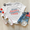 Loves Jesus and America Too Shirt, Patriotic Christian Shirt, Independence Day Gift, USA Shirt, Red White and Blue Shirt, God Bless America