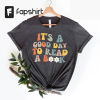 Fiction Over Reality bookish shirt, book lover short sleeve tee, romance reader t-shirt, smut reader apparel, book merch, gifts for a reader