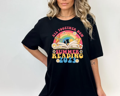 All Together Now Shirt, 2023 Summer Reading Shirt, Librarian Shirt, Book Lover Gift, Reading Teacher Shirt