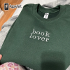 Bookish Embroidered Sweatshirt,Embroidered Sweatshirt,Trendy sweatshirt,Reading Sweatshirt,Book Readers Gift,Book Readers Gift