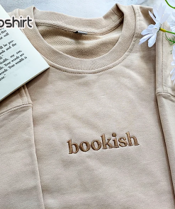 Bookish Embroidered Sweatshirt,Embroidered Sweatshirt,Trendy sweatshirt,Reading Sweatshirt,Book Readers…