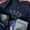 Read and Relax Embroidered Crewneck Sweatshirt