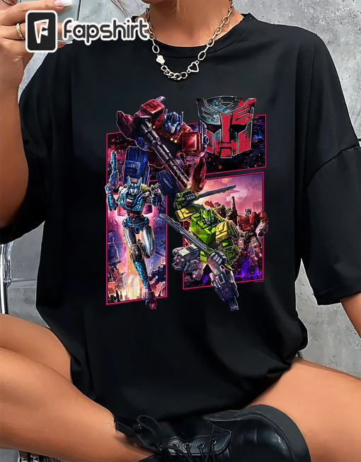 Transformers War For Cybertron Autobot Panels Comfort Colors® Shirt, Transformers Movie, Rise of the Beasts, Limited Transformers T-Shirt