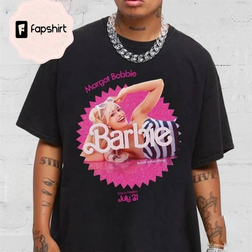 Margot Robbie Movie T-Shirt, Margot Robbie Tees, Barbie 2023 Shirt, Margot Robbie Long Sleeve Shirt