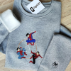 Sp.iderman Embroidered Hoodie,No Way Home Hoodie,Marvel Hoodie,Spid.erman Into The Sp.derverse Sweatshirt, Embroidered Sweatshirt