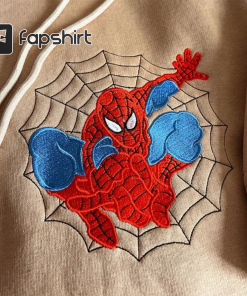 Sp.iderman Embroidered Hoodie,No Way Home Hoodie,Marvel Hoodie,Spid.erman…