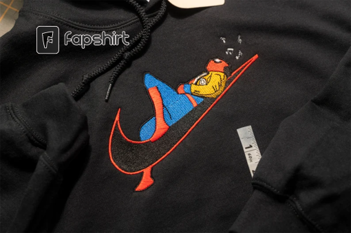 Inspired Spidy Spiderman Embroidered Crewneck T-Shirt sweatshirt hoodie Unisex gift