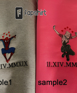 Cute Spiderman+Gwen sweater, MarvelValentine’s Day, Spider-Man sweater