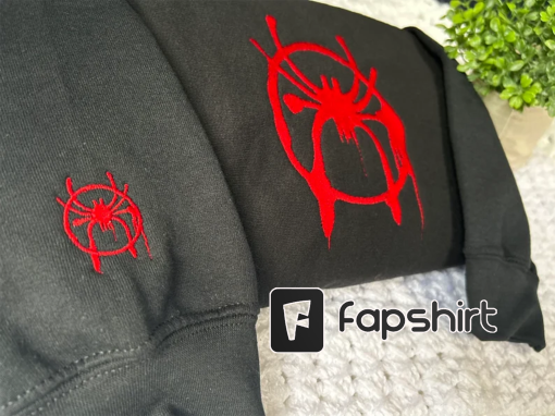 Spiderman Crewneck, Spiderman Sweatshirt, Spiderman embroidered sweatshirt, Vintage, No Way home, Birthday, Miles Morales, spiderverse