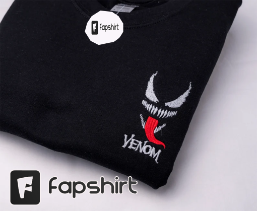 Inspired VENOM Embroidered T-Shirt Sweatshirt Hoodie Unisex Crewneck sweater