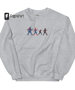 Embroidered Spiderverse | Abbey Road Unisex Sweatshirt