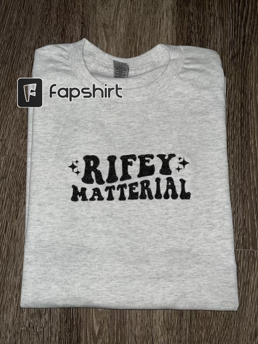 Rifey MATTerial Matt Rife T Shirt Rifey Material Shirt Wifey Material T Shirt Gift for Matt Rife Fans Matt Rife Lover Embroidered