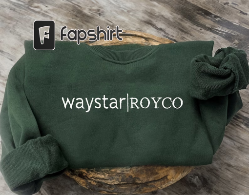 Succession Waystar Royco Embroidered Sweatshirt, Waystar Tshirt, Waystar Royco Gift For Him, gift for her