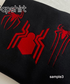 Spider-Man Logos Embroidery Sweatshirt