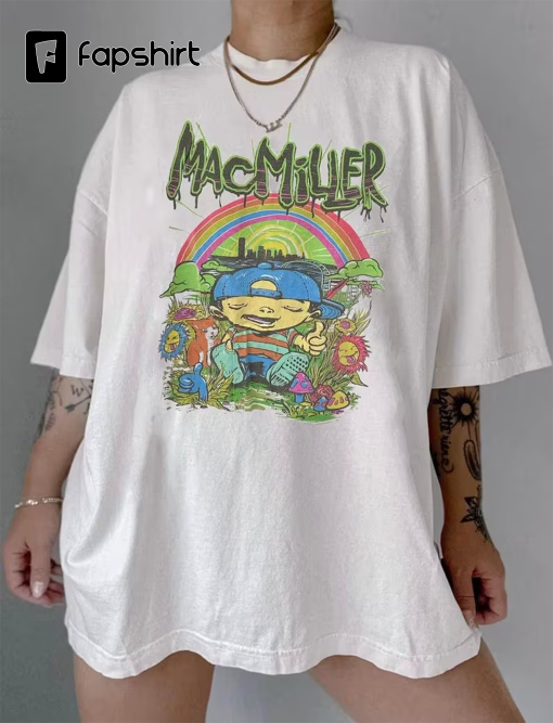 Vintage Rap Tee, Mac miller comic Unisex Shirt, Hip Hop Shirt, Mac Self Care Shirt, Mac Fan Gift, Mac Swimming Shirt