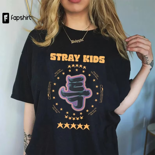 Stray Kids Maxident Shirt, Stray Kids Felix 5 Star Shirt., 5 Star Stray Kids Shirt, Stray Kids New Album Shirt