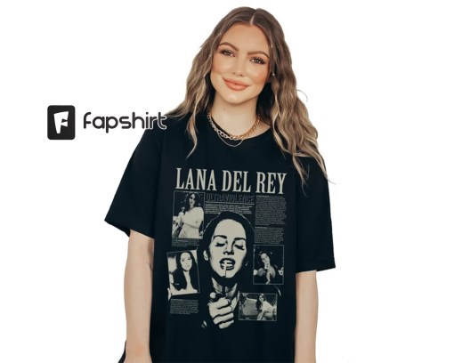 Lana Del Rey SHIRT, Vintage LANA Del Rey Merch, Oversized Shirt Lana Del Rey, Ultraviolence RETRO Lana Del Rey Band Gift For Fans