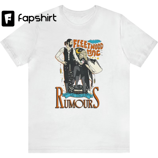 Fleetwood Mac Shirt, Vintage Style Band, Rumors Top, Pink Floyd, FleetWood Mac 1980s T-Shirt, Stevie Nicks, Rock Band Tee