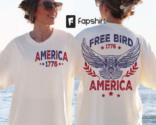 Free Bird Shirt, Boho Shirt, Free Bird Tee, Eagle Shirt, Thunderbird Shirt, Retro Music Shirt, Vintage Inspired, 4th of July, American Shirt